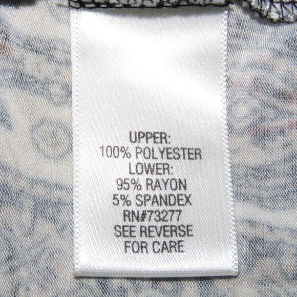 Dana Buckman Women's Floral Sleeveless Pullover Tunic Size XL (C1642) - Picture 7 of 7